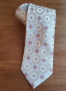 CM gold series silk tie - extra long